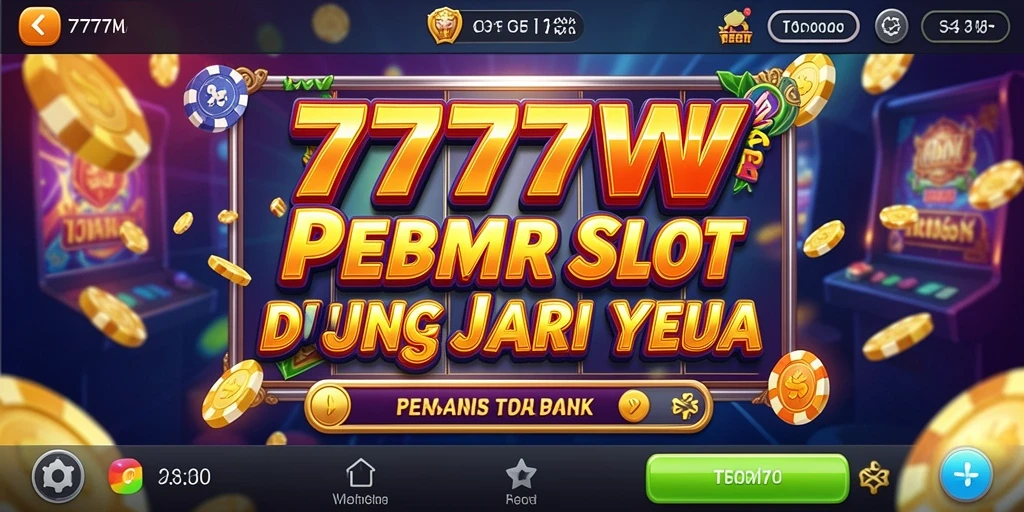 Gameplay menarik dan penuh warna dari 7777W di layar Anda.