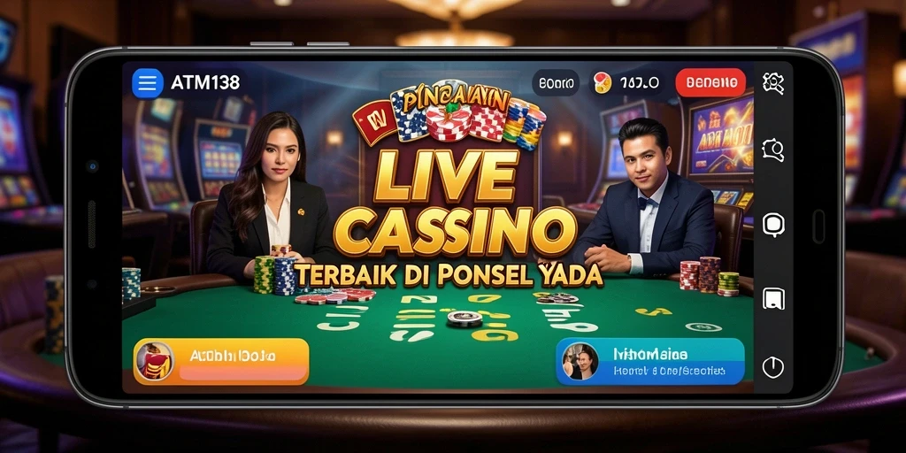 Screenshot permainan Live Casino ATM138 yang interaktif dan mendebarkan.