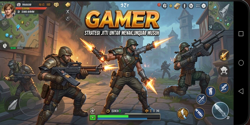 Tangkapan layar gameplay GAMERP menampilkan aksi strategi mendebarkan.