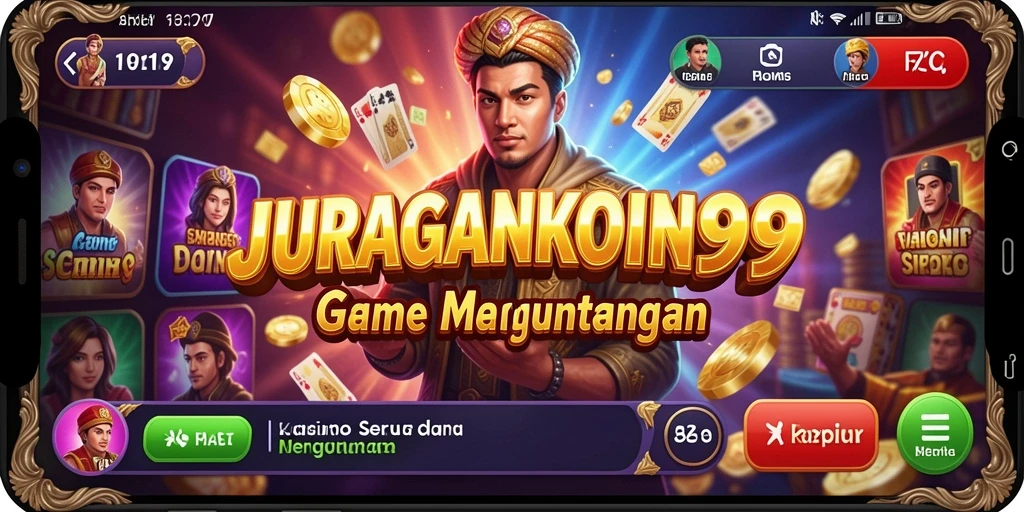 Screenshot gameplay JURAGANKOIN99 menampilkan keseruan permainan kasino.