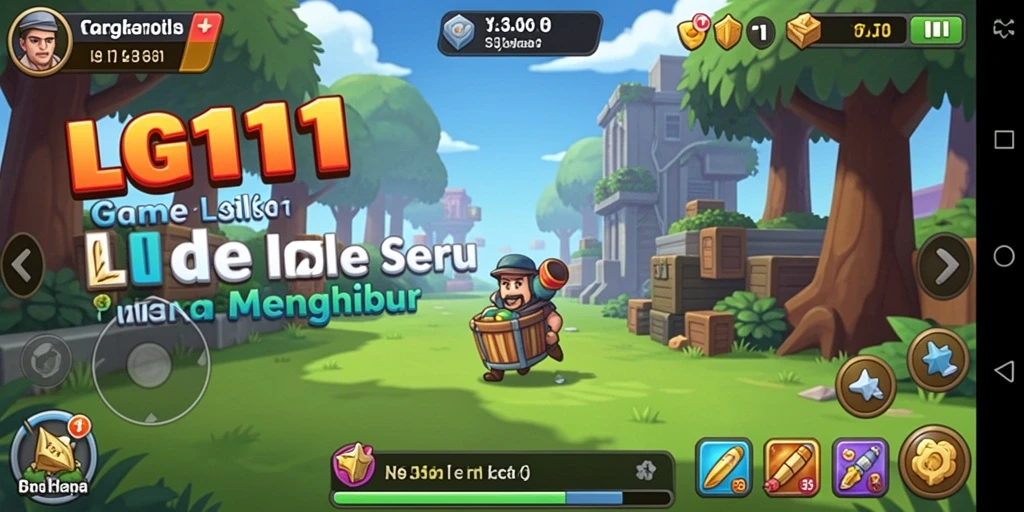 Tampilan menawan dari gameplay LG111 yang santai dan menarik.