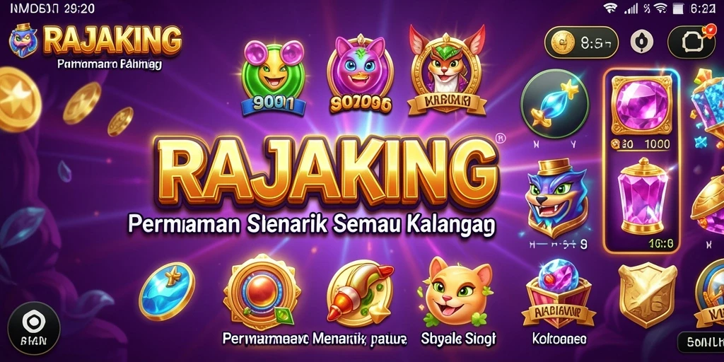 Tampilan gameplay slot yang mengasyikkan di RAJAKING.
