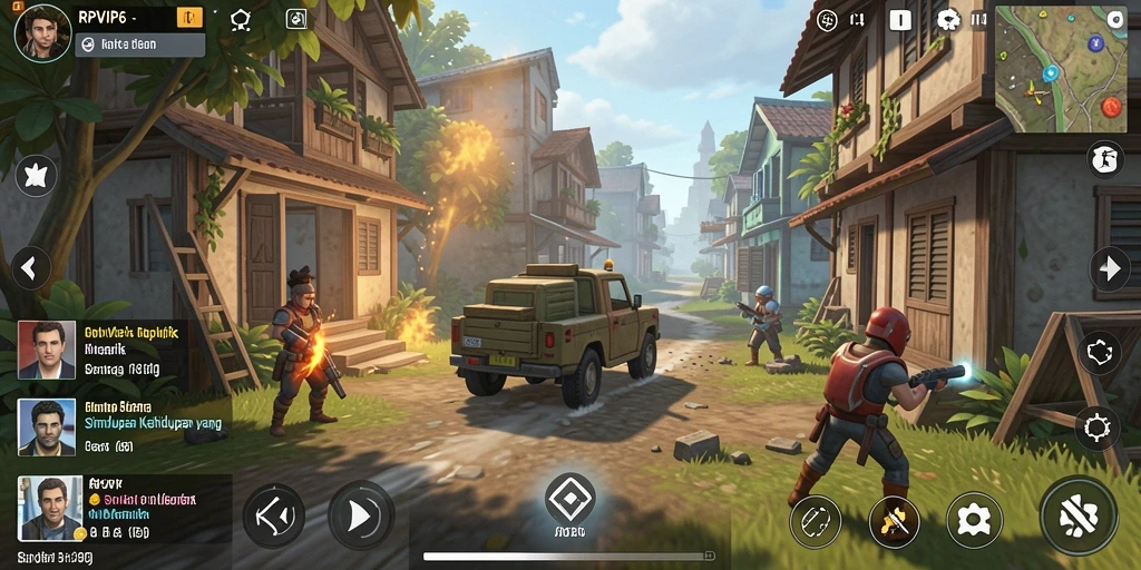 Gameplay menarik RPVIP6 dalam simulasi kehidupan.